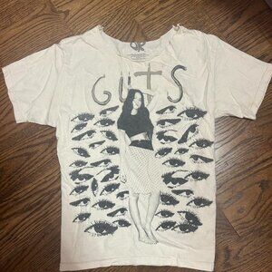 Women's White and Cream T-shirt